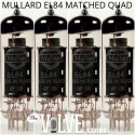 MULLARD EL84 MATCHED QUAD