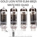 GENALEX GOLD LION N709 EL84 MATCHED QUAD