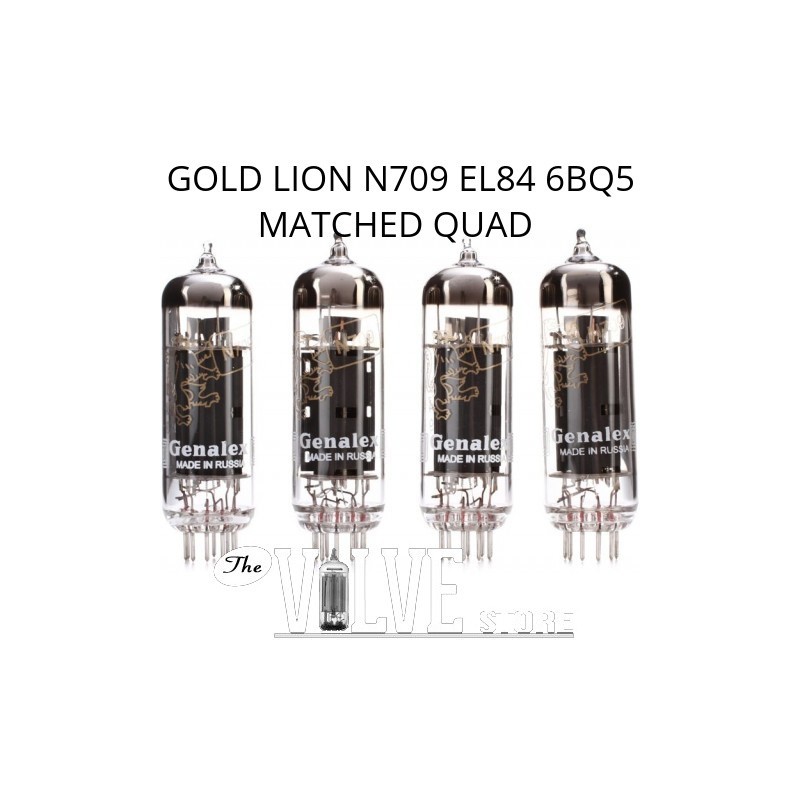 GENALEX GOLD LION EL84 6BQ5 N709 7189 Valves Tubes Melbourne Australia