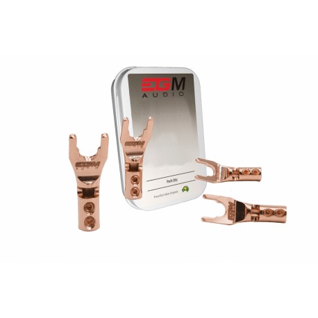 EGM Audio Spade Plug – COPPER Plated