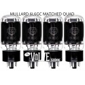 MULLARD 6L6GC MATCHED QUAD