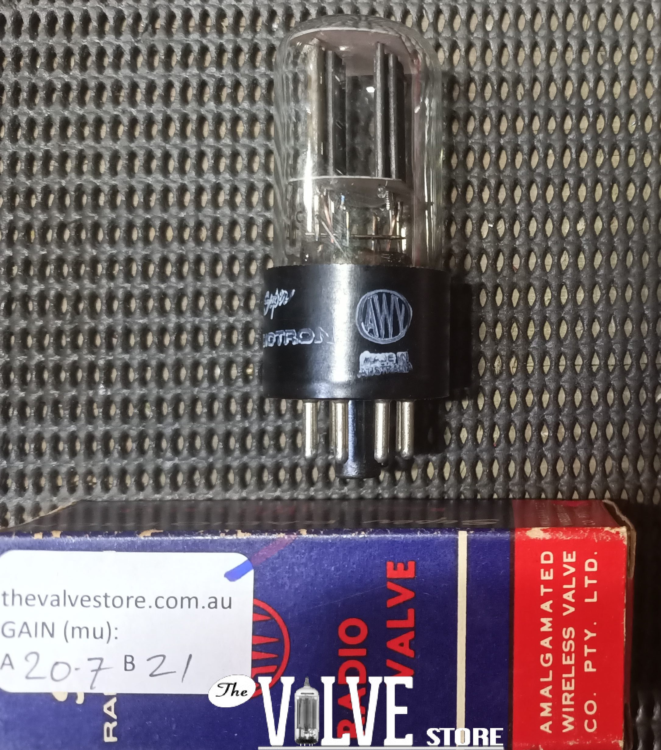 アンプ VALVE ELECTRONIC CV1988 6SN7GTY 6SN7GT ITT 6sn7 6SN7GTY CV1988 Brown Base Smoked Glass NOS Tested