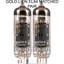 GENALEX GOLD LION N709 EL84 MATCHED PAIR