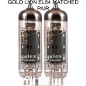GENALEX GOLD LION N709 EL84 MATCHED PAIR