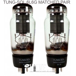 TUNGSOL 6L6G MATCHED PAIR