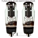 TUNGSOL 6L6G MATCHED PAIR