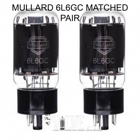 MULLARD 6L6GC MATCHED PAIR