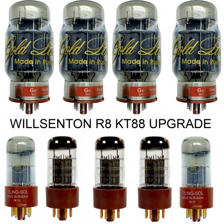 WILLSENTON R8 GOLD LION KT88 UPGRADE