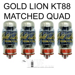 GENALEX GOLD LION KT88 MATCHED QUAD